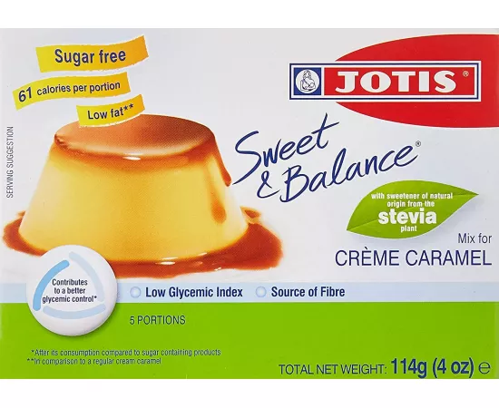 Jotis Sweet & Balance Cream Caramel 114 grams