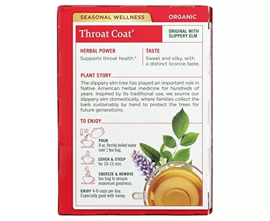 Traditional Medicinals Organic Throat Coat Tea Bags 16's(24g)