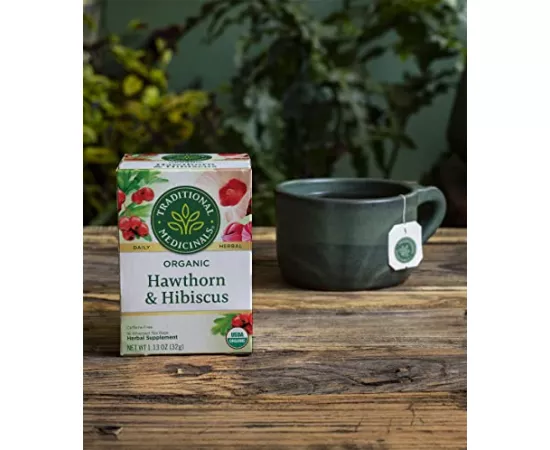 Traditional Medicinals Heart Tea With Hawthorn Hibiscus Tea Bags 16's(32g)