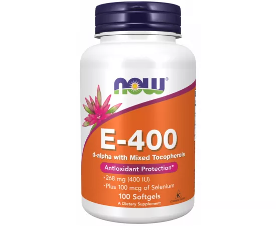 Now Foods Vitamin E-400 IU 100 Softgels