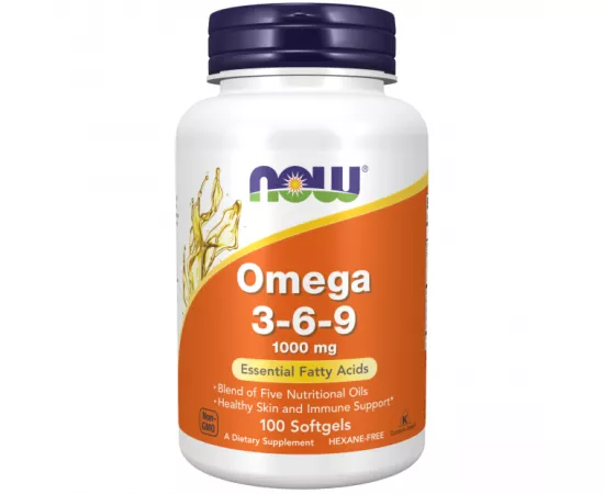 Now Foods Omega 3-6-9 1000 mg 100 Softgels