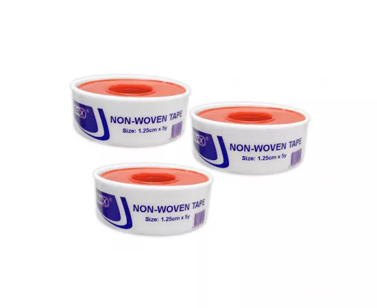 Max Non Woven Surgical Tape 1.25cmx5y 3 Pcs