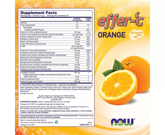 Effer-C Orange Packets