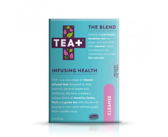 TEA+ Cleanse  Vitamin Green Herbal Tea  14 Day Supply