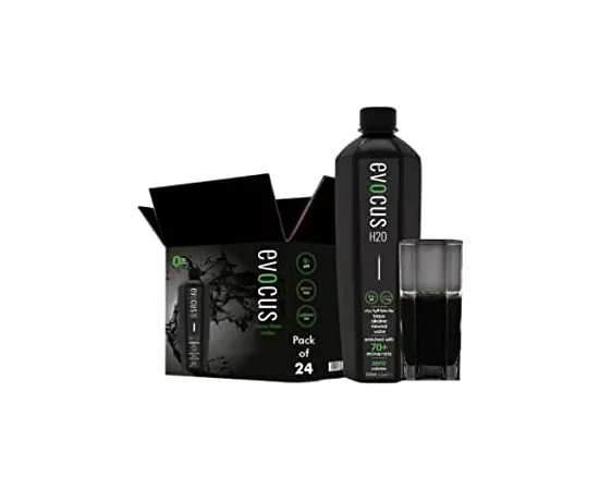 Evocus H20 Mineral Black Water 500ml x 24