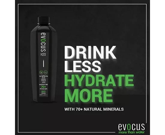 Evocus H2O Mineral Black Water 250 ml x 24