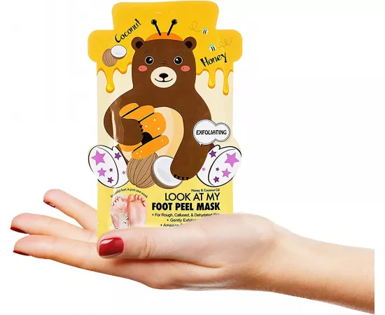 لوك آت ماي فوت: قناع مقشر للقدم من لوك آت مي - قطعة واحدة (دب)