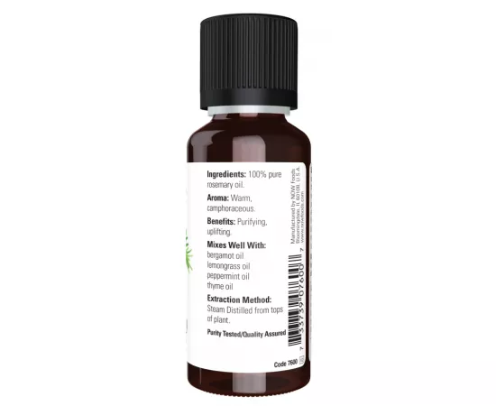 Now Essential Oils Rosemary Oil 100% Pure 1 Fl. Oz.