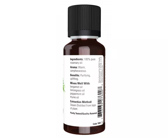 Now Essential Oils Rosemary Oil 100% Pure 1 Fl. Oz.