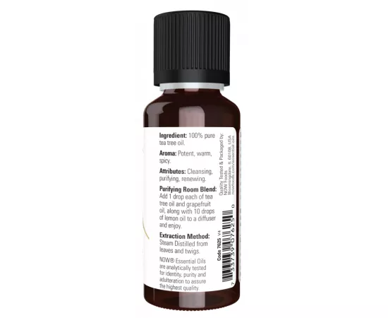 Now Essential Oils Tea Tree Oil 1 Fl. Oz.