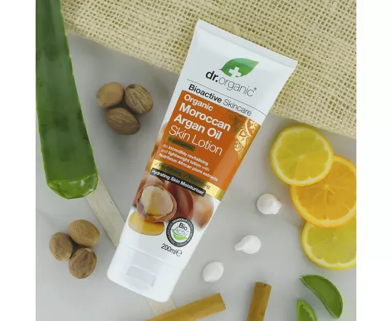 Dr.Organic  Moroccan Argan Oil  Skin Lotion  200 ml