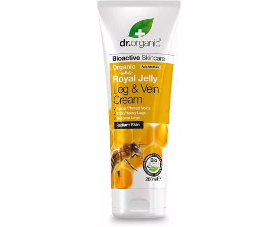 Dr Organic Royal Jelly Leg And  Vein Cream 200ml