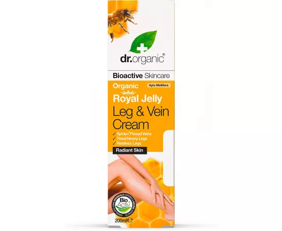 Dr Organic Royal Jelly Leg And  Vein Cream 200ml