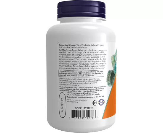 Now Foods Cal-Mag Stress Formula  100 Tablets