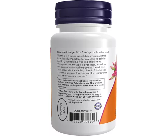 Now Foods Vitamin E-400 50 Softgels