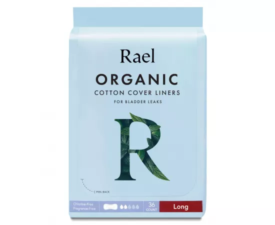 فوط صحية قطنية عضوية من رايل لتسريبات المثانة - طويلة