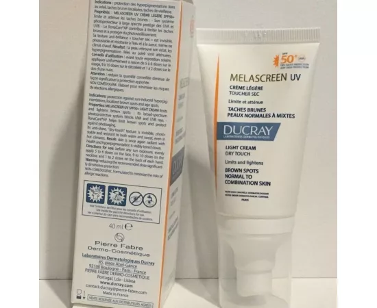 Ducray  Melascreen Photoprotection Light Cream SPF50+  40ml
