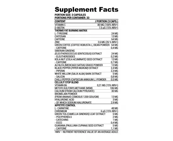 Lazar Angelov Cell Burner Capsules 120's