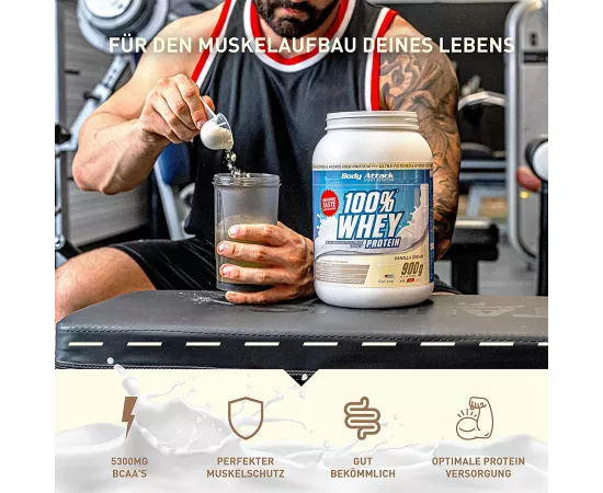 Body Attack 100% Whey Protein Chocolate Cream 2.3 kg