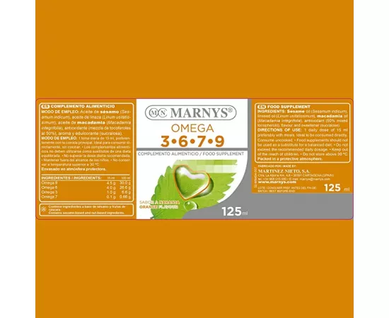 Marnys Omega 3.6.7.9 125 ml