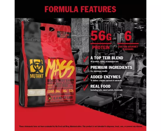 Mutant Mass Triple Chocolate and Vanilla Ice Cream 2.72 kg 6 lbs