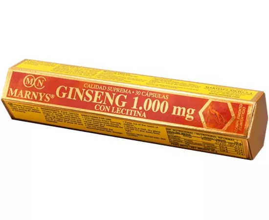 Marnys Ginseng with Lecithin 1000mg - 30 Capsules