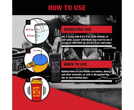 Mutant BCAA 9.7 Sweet Iced Tea  12.3 Oz 348 g