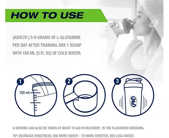 PVL 100% Pure Glutamine Unflavoured 400 g