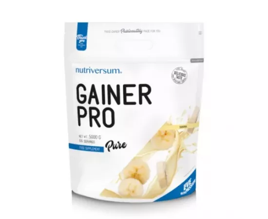 Nutriversum Pure Gainer Pro Banana 5000g (DOY)