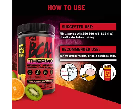 Mutant BCAA Thermo  Tropical Punch 285 g