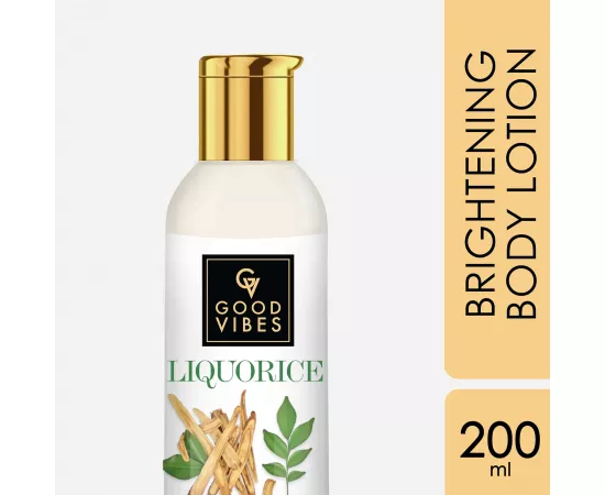Good Vibes Liquorice Brightening Body Lotion (200 ml)