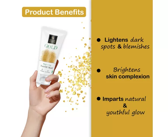 Good Vibes Gold Brightening Peel Off Mask  (50 gm)