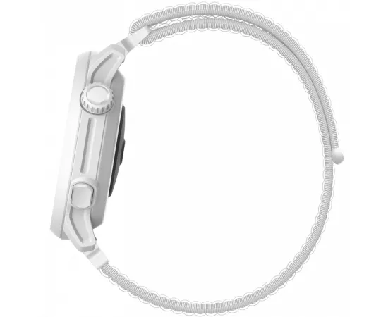 COROS Pace 2 Premium GPS Sport Watch - White w/ Nylon Band