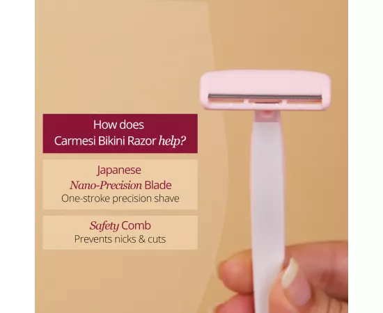 Carmesi Bikini Razor for Women (Pack of 1)