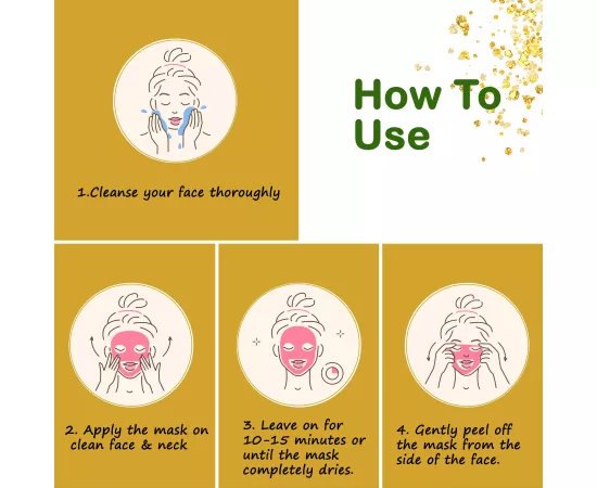 Good Vibes Gold Brightening Peel Off Mask  (50 gm)