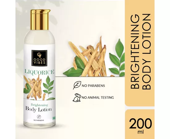 Good Vibes Liquorice Brightening Body Lotion (200 ml)