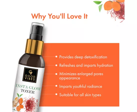 Good Vibes Ubtan Insta Glow Toner  (120 ml)