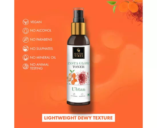 Good Vibes Ubtan Insta Glow Toner  (120 ml)