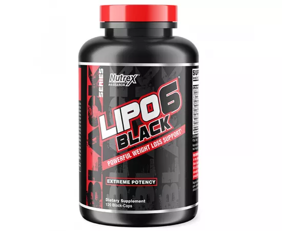 Nutrex Lipo 6 Black Ultra Concentrate Fat Destroyer, 60 Capsules