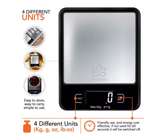 Rejuvences Digital Scale For Weighing Food
