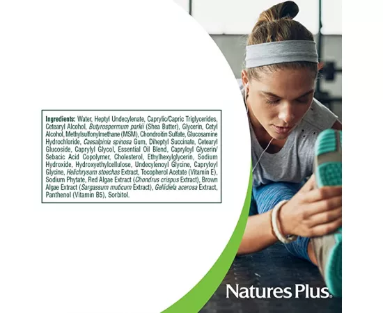 Natures Plus Glucosamine Chondroitin MSM Ultra Joint Cream 118 ml