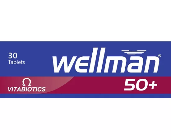 Vitabiotics Wellman - 50+ 30 Tablets