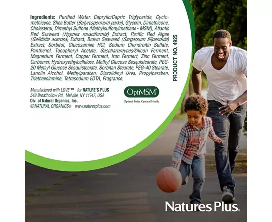 Natures Plus Glucosamine Chondroitin MSM Ultra Joint Cream 118 ml