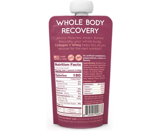 Huma Recovery Mixed Berries Flavor Whey Collagen Protein Smoothie  9 x 142g