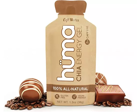 جل طاقة الشيا النباتي بنكهة كافيين كافي موكا من هوما  24 x 36g