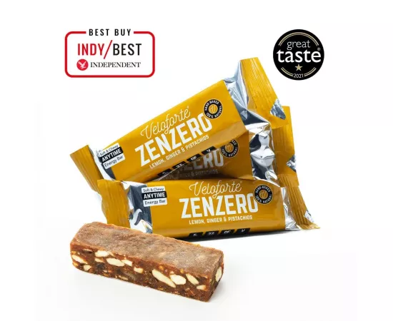  بار للطاقة زينزيرو بنكهة الفاكهة الحمضية و اللوز والعسل من فيلوفورت 9 x 62g