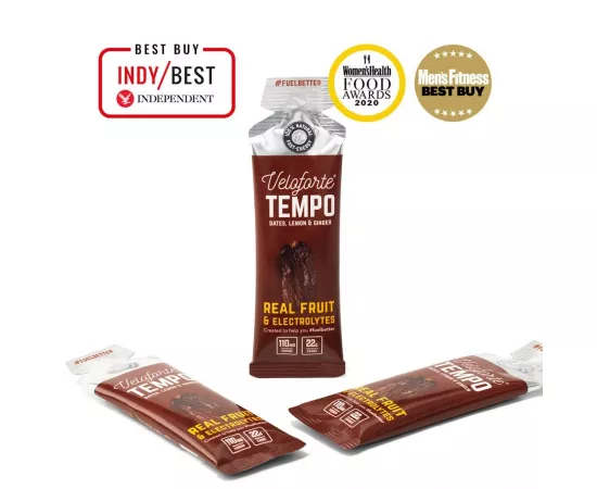 VELOFORTE Real Fruit Electrolyte Flavour Energy Gel 9 x 33g