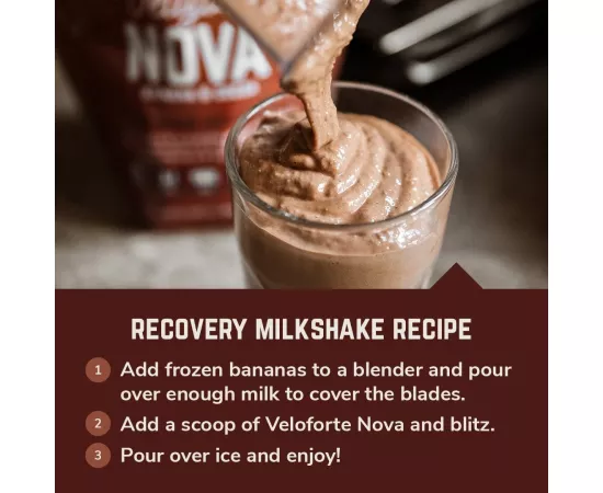 VELOFORTE Nova Banana cocoa Flavour Protein smoothie with 670 gr