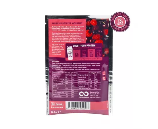 VELOFORTE Vita Raspberry Acai Flavour Protein Smoothie 630 g